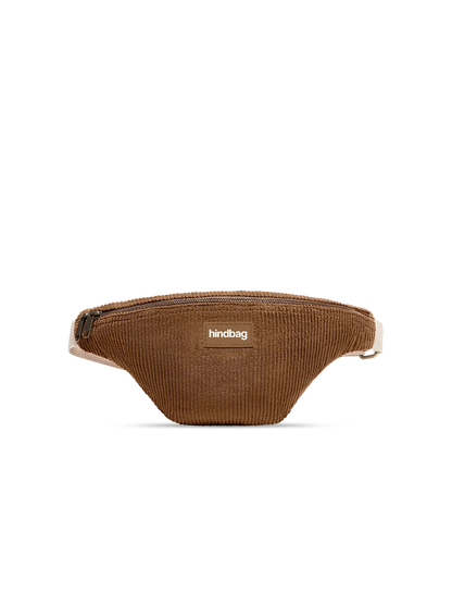 Hindbag Olivia Bauchtasche aus Cord – Macchiato