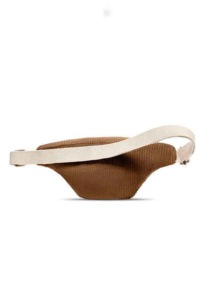 Hindbag Olivia Bauchtasche aus Cord – Macchiato