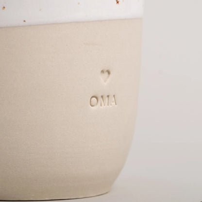 Eulenschnitt Becher Oma 320ml