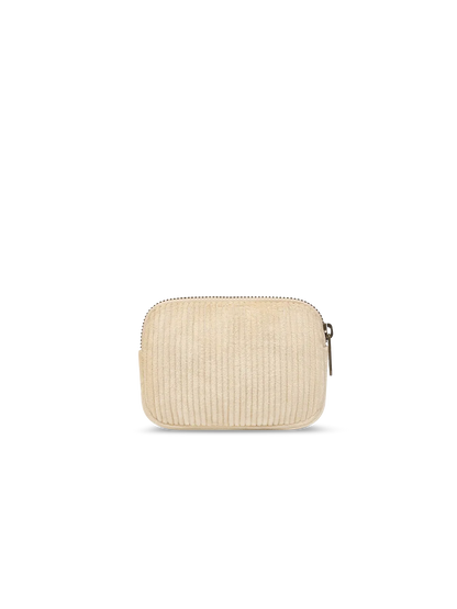 Hindbag Lili Geldbeutel aus Cord – Creme