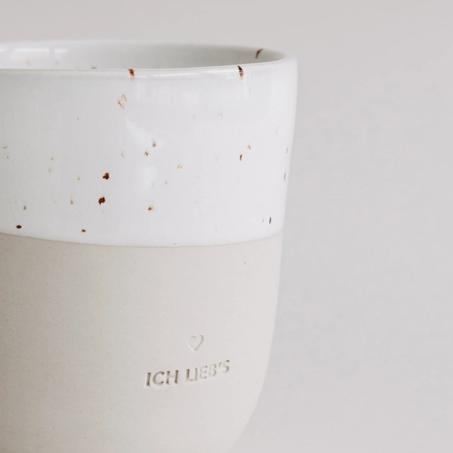 Eulenschnitt Becher „Ich lieb’s“