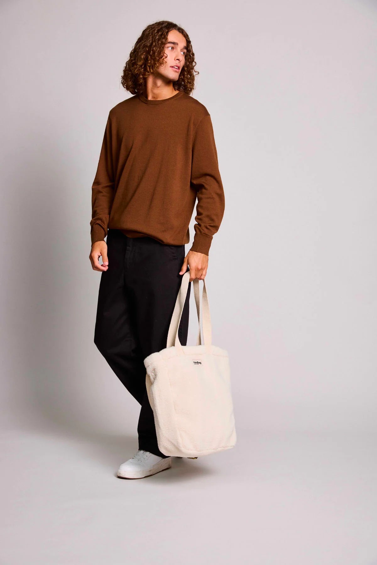 Hindbag Shopper Paul Teddy – Arktisweiß