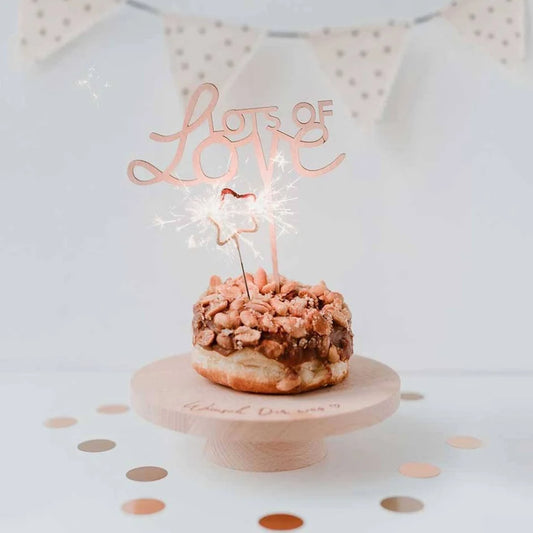 Eulenschnitt Mini Kuchenständer „Wünsch Dir Was“